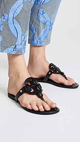 Tory Burch Women's Miller Thong Sandals, Black