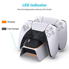 
                        
                          Load image into Gallery viewer, NexiGo Upgraded PS5 Controller Charger with Thumb Grip Kit - JOY2ESpree
                        
                      