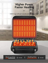 
                        
                          將圖片載入圖庫檢視器 Deik 2 in 1 Electric Indoor Grill &amp; Panini Press Grill, 1200W Smokeless Grill - JOY2ESpree
                        
                      