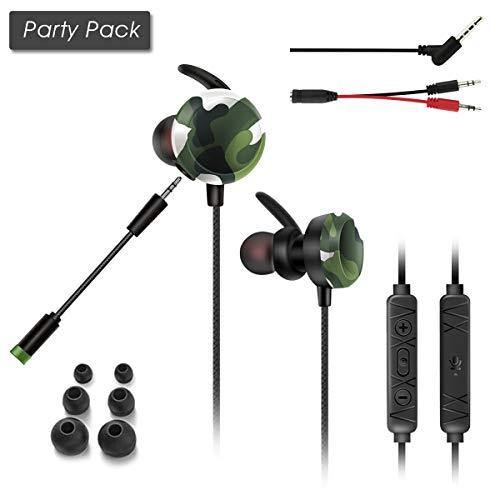 Dual Microphones Gaming Headphones with Siri Wake-up Noise Cancelling Stereo Bass Headphones for Mobile Gaming - JOY2ESpree