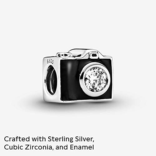 Pandora Jewelry Vintage Camera Cubic Zirconia Charm in Sterling Silver - JOY2ESpree