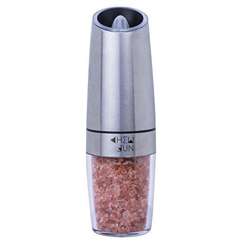 Electric Gravity Pepper Grinder or Salt Mill with Adjustable Coarseness . - JOY2ESpree