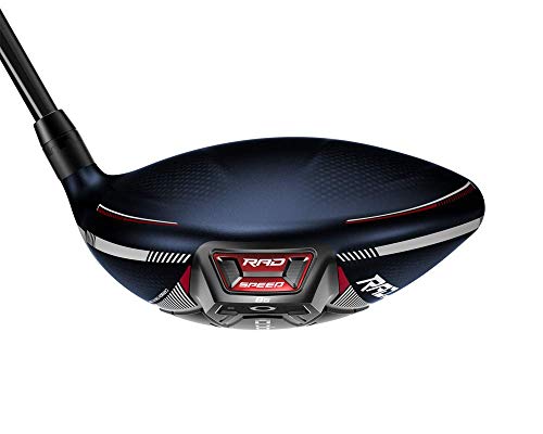 Cobra Golf 2021 Radspeed Driver Matte Peacoat-Red (Men's Left Hand, Fujikura Motore XF3, Stiff Flex, 9.0) - JOY2ESpree