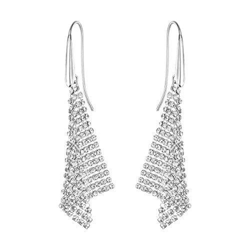 Swarovski Fit Collection Chandelier Dangle Pierced Earrings for Women - JOY2ESpree