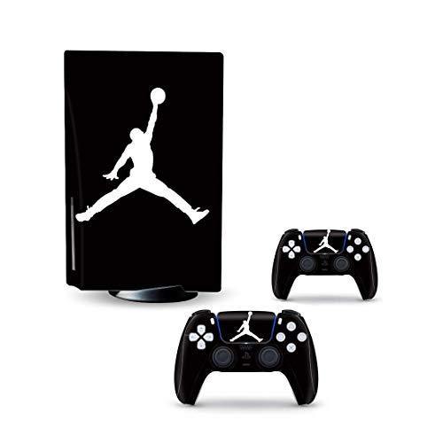 playstation 5 console skin and ps5 controller, Disk edition cover High Quality Black&White Sticker - JOY2ESpree