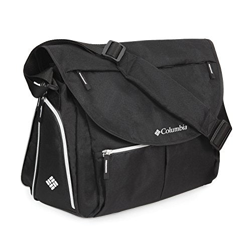 Columbia Outfitter Messenger Diaper Bag, Black