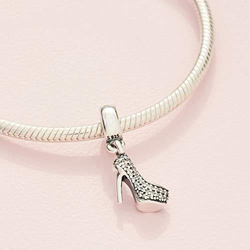 Pandora Jewelry Pave Stiletto Shoe Dangle Cubic Zirconia Charm in Sterling Silver - JOY2ESpree