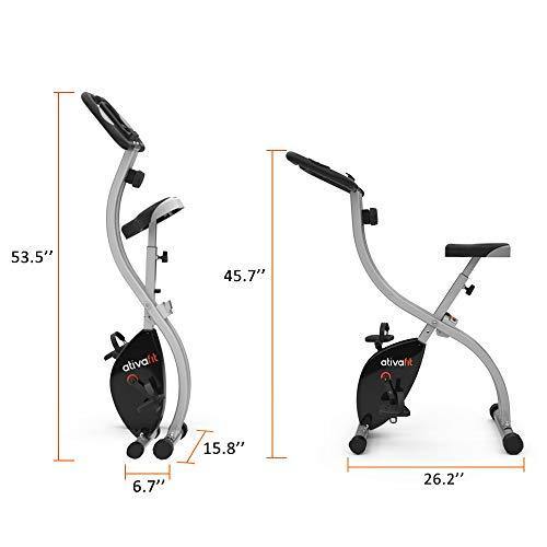 ATIVAFIT Indoor Cycling Bike Folding Magnetic Upright Bike Stationary Bike Recumbent Exercise Bike - JOY2ESpree