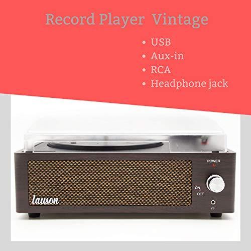 Record Player Turntable for Vinyl Records 3 Speed and USB Belt Driven Vinyl Record Player - JOY2ESpree