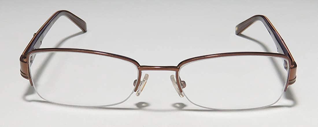 Max Mara 1085 Womens/Ladies Designer Half-rim Spring Hinges Brand Exclusive Collectible Eyeglasses/Eyewear