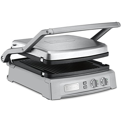 Cuisinart GR-150P1 GR-150 Griddler Deluxe, Brushed Stainless - JOY2ESpree