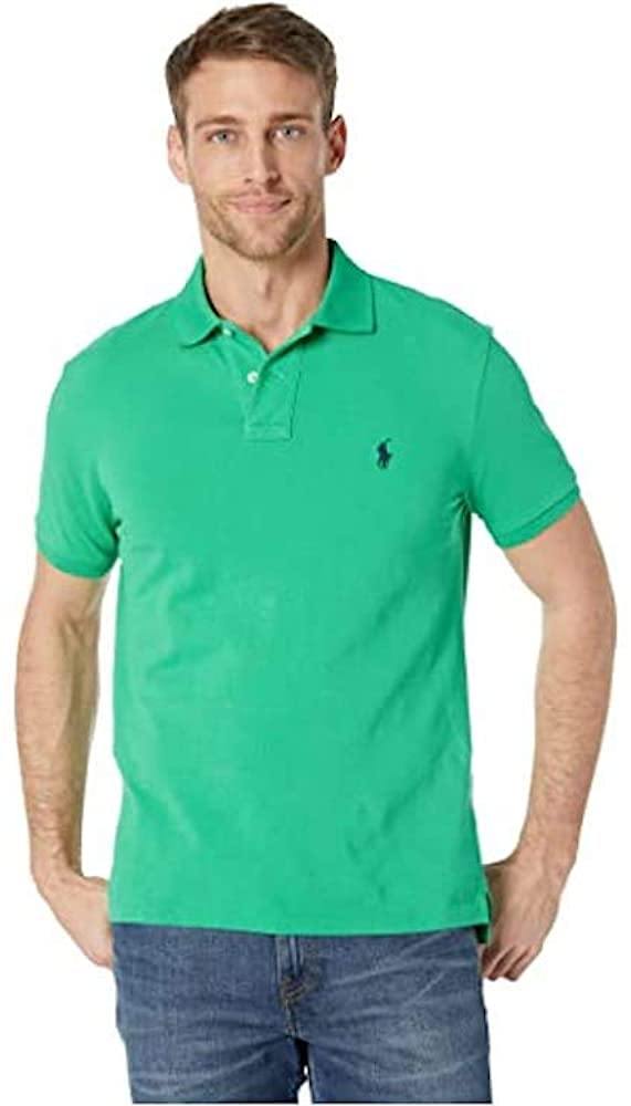 Polo RL Men's Custom Slim Fit Mesh Pony Shirt