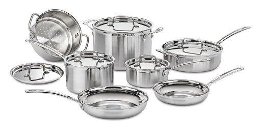 Cuisinart MCP-12N Multiclad Pro Stainless Steel 12-Piece Cookware Set - JOY2ESpree
