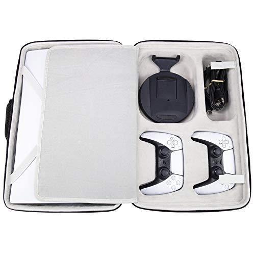 Khanka Storage Case Replacement for Sony Playstation 5 Console Standard Edition/Digital Edition (Black) - JOY2ESpree