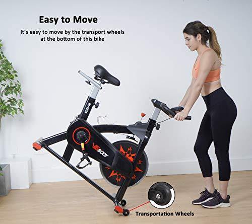 VIGBODY Exercise Bike Indoor Cycling Bike Adjustable Stationary Bicycle - JOY2ESpree