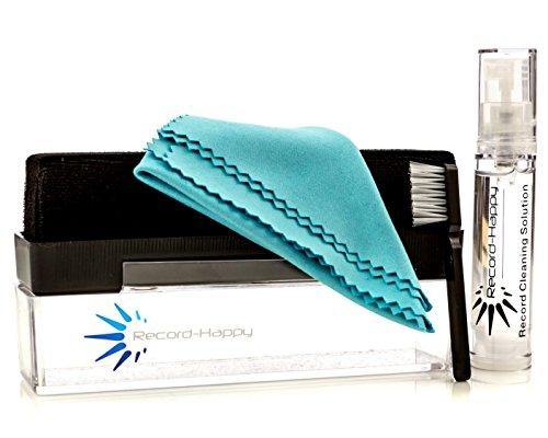 Record Cleaning Brush Kit - Ultimate LP Vinyl Maintenance Set by Record-Happy: Velvet Brush - JOY2ESpree