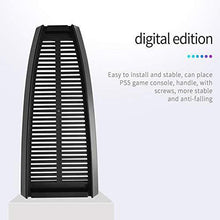 
                        
                          Muat gambar ke penampil Galeri, Vertical Stand Holder for PS5 Digital Edition, Stand Cooler for Sony Playstation 5 DE Console with Built-in Air Vents and Non-Slip Feet - JOY2ESpree
                        
                      