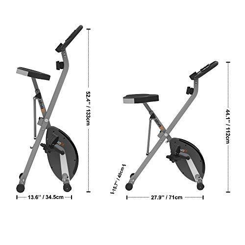 ATIVAFIT Indoor Cycling Bike Folding Magnetic Upright Bike Stationary Bike Recumbent Exercise Bike - JOY2ESpree