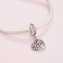 
                        
                          Load image into Gallery viewer, Pandora Jewelry Tree of Love Cubic Zirconia Charm in Sterling Silver - JOY2ESpree
                        
                      