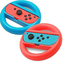 
                        
                          Load image into Gallery viewer, 2 Pack Racing Steering Wheel Games Steering Wheels, Compatible for Nintendo Switch Joy Con Mario Kart - JOY2ESpree
                        
                      