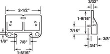 
                        
                          Load image into Gallery viewer, Prime-Line Products R 7128 Drawer Track Guide and Glides,(Pack of 2)
                        
                      