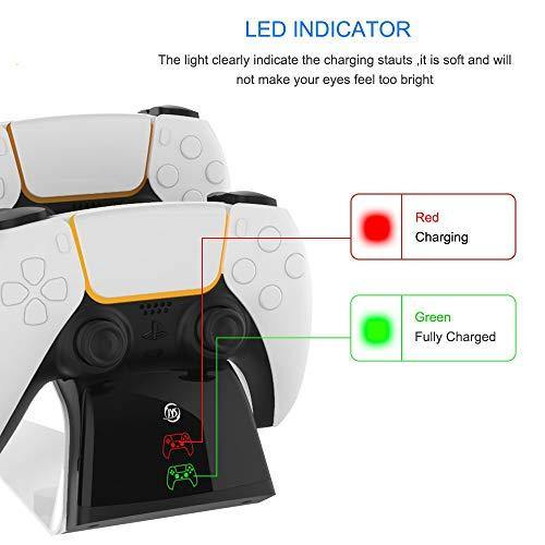 PS5 Controller Super Fast Charger Station(within 1.5hour),with 5V/2A power source,LED Indicator,for Playstation 5. - JOY2ESpree
