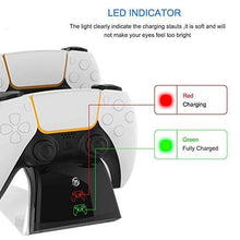 
                        
                          Load image into Gallery viewer, PS5 Controller Super Fast Charger Station(within 1.5hour),with 5V/2A power source,LED Indicator,for Playstation 5. - JOY2ESpree
                        
                      
