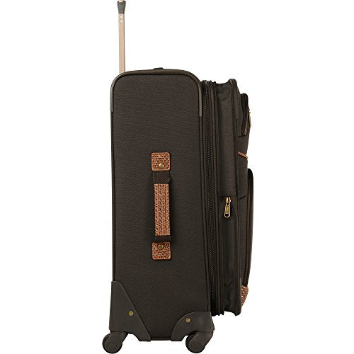 Tommy Bahama Lightweight Spinner Luggage - Expandable Suitcases for Men and Travel with Rolling Wheels, Dark Brown, 28 Inches