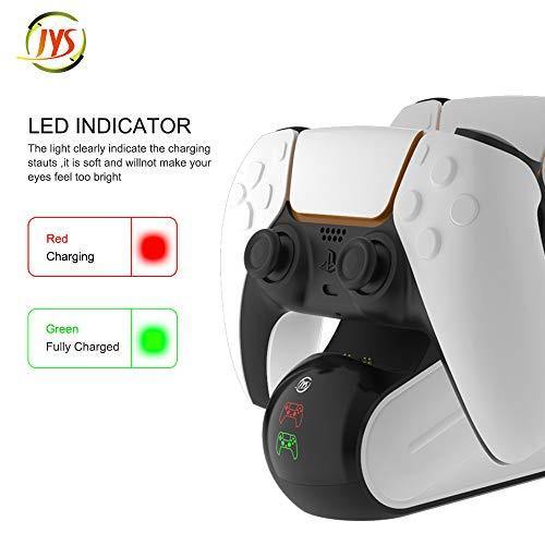 Controller Charger Station For PS5 ,with Dual Detachable USB C Ports & LED Indicator. - JOY2ESpree