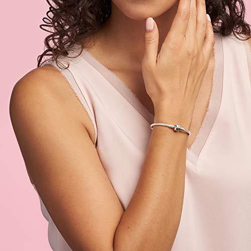 Pandora Jewelry Iconic Moments Snake Chain Charm Sterling Silver Bracelet, 7.1" - JOY2ESpree