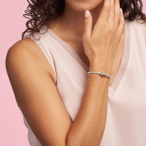 Pandora Jewelry Iconic Moments Snake Chain Charm Sterling Silver Bracelet, 9.0" - JOY2ESpree