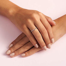 
                        
                          Load image into Gallery viewer, Pandora Jewelry Sparkling Wishbone Cubic Zirconia Ring in Sterling Silver - JOY2ESpree
                        
                      