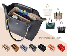 
                        
                          將圖片載入圖庫檢視器 Vercord Felt Organizer Insert for Purse Handbag Tote Bag in Bag Inside Shaper Divider Neo Beige Small
                        
                      