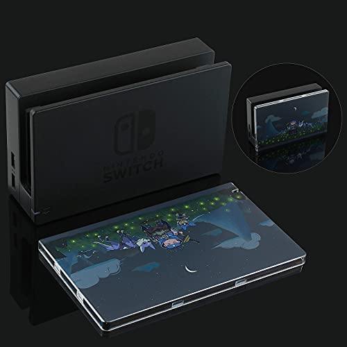 Dockable Case for Nintendo Switch, Protective Case Cover for Joy-Con Controllers with 4 Thumb Grips & Switch Base Cover (Monster Hunter Rise) - JOY2ESpree