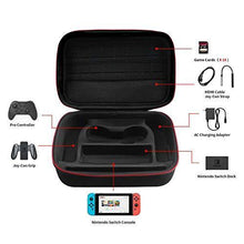 
                        
                          Load image into Gallery viewer, Large Carrying Storage Case for Nintendo Switch,Protective Travel Hard Shell Messenger Bag for Switch Console - JOY2ESpree
                        
                      