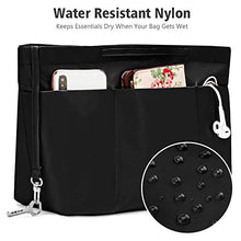 
                        
                          Load image into Gallery viewer, bridawn Nylon Tote Organizer Purse Insert Pocketbook Organizer Insert Handbag Divider with Handles Zipper Closure
                        
                      