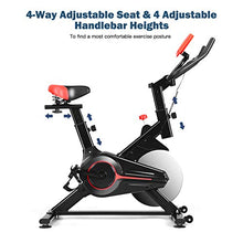 
                        
                          Cargar imagen en el visor de la galería, GYMAX Indoor Cycling Bike, Stationary Exercise Bike with LCD Monitor, Heart Pulse Sensor &amp; Comfortable Seat Cushion for Home Workout - JOY2ESpree
                        
                      