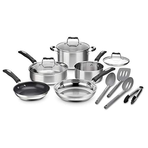 Cuisinart P87-12 Multiclad Pro Triple Ply Stainless Cookware 12 Piece Collection - JOY2ESpree