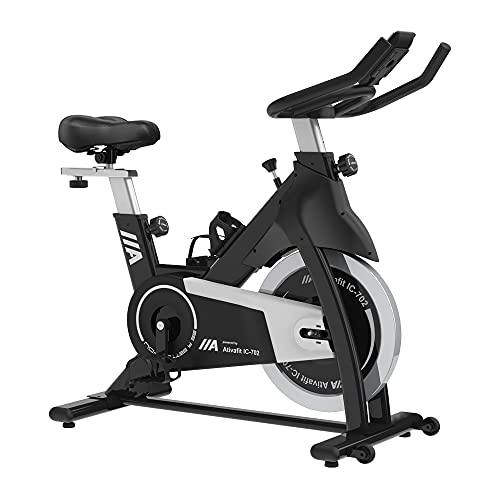 Ativafit Exercise Bike Stationary Indoor Cycling Bike 35 lbs Flywheel Belt Drive Workout Bicycle Training LCD Monitor - JOY2ESpree