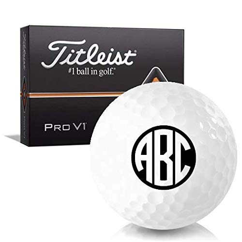 Titleist Pro V1 Monogram Personalized Golf Balls