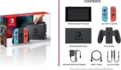 Nintendo Switch Neon Blue and Neon Red Joy-Con - JOY2ESpree