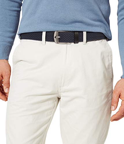 Tommy Bahama Men's Two-Tone Stretch Braided Web Belt
