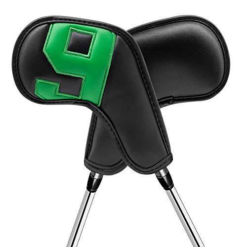 Golf Iron Covers 10pcs,Golf Iron Head Covers Leather Golf Iron Covers Set Colorful Golf Iron Headcovers - JOY2ESpree