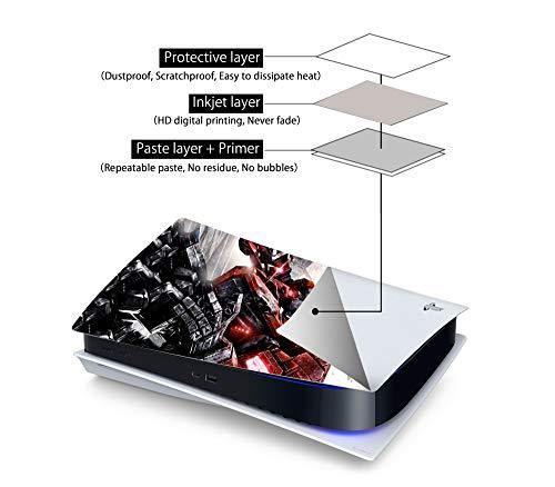 PEYANZ PS5 Skin for Console(Disk Edition) and Controllers Vinyl Sticker, Durable - JOY2ESpree
