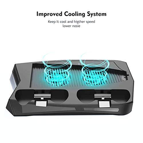 Stand Cooling Fan Station for PS5 Console and PlayStation 5 Digital Edition/Ultra HD - JOY2ESpree