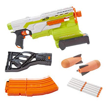 
                        
                          Muat gambar ke penampil Galeri, NERF Modulus Demolisher 2-in-1 Motorized Blaster, Fires Darts and Rockets, Includes 10 Elite Darts, Banana Clip, 2 Rockets, Stock (Amazon Exclusive)
                        
                      