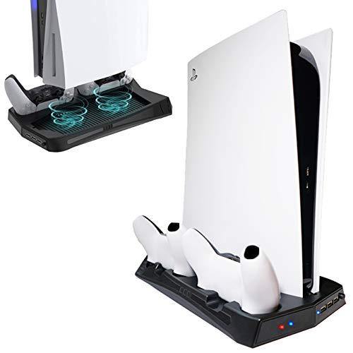 Vertical Stand with Dual Cooling Fans for Sony PS5 Digital Edition & PS5 UHD - JOY2ESpree