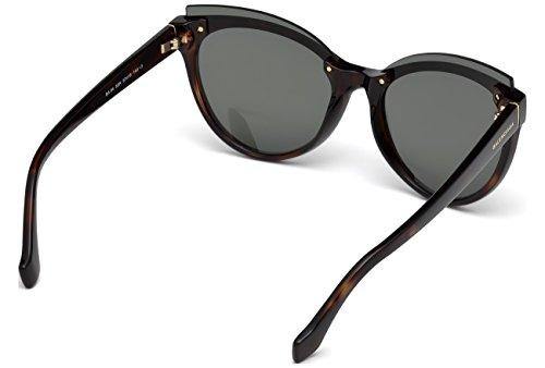 Dark Havana Front/Dark Havana Temple/Rose Gold Logo/Green Lenses One Size