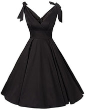 
                        
                          Muat gambar ke penampil Galeri, GownTown Women's 1950s V-Neck Bowknot Swing Cocktail Dress
                        
                      