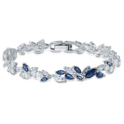 SWAROVSKI Louison Bracelet Cz Sapphire Blue Dark One Size - JOY2ESpree